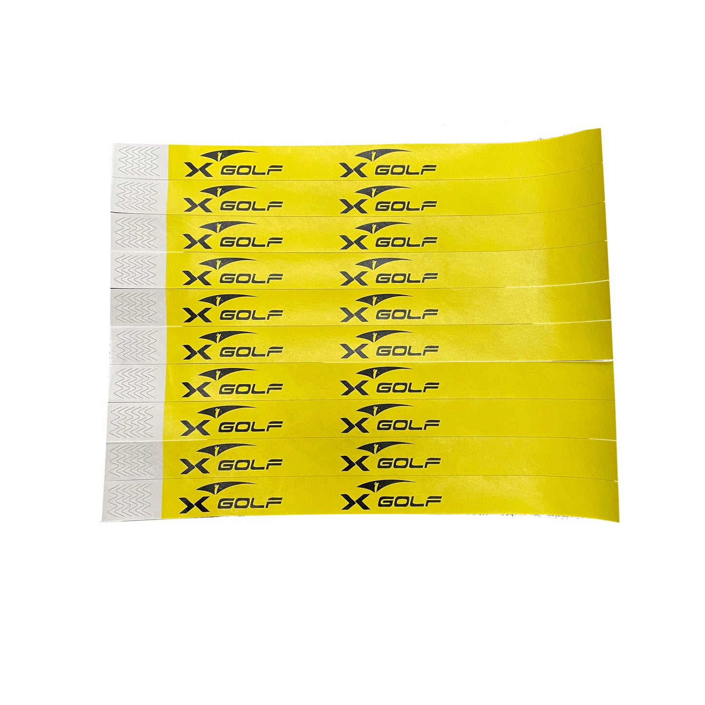 X Golf Wristbands 500 Packs