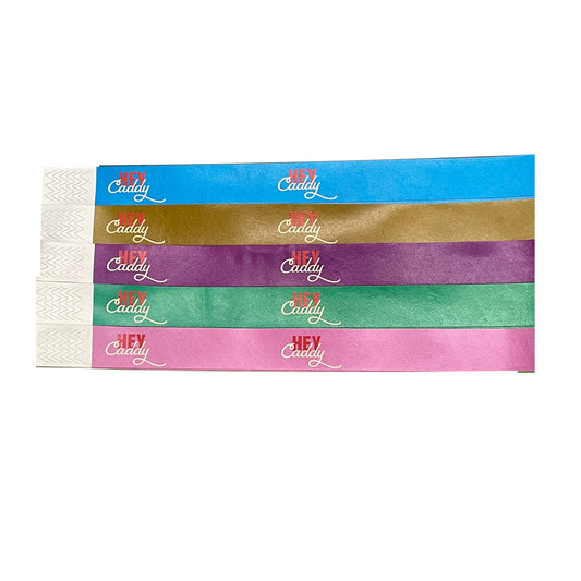 Hey Caddy Wristbands 500 Pack