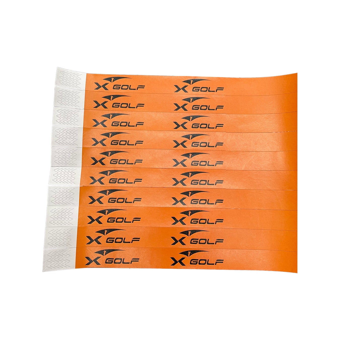 X Golf Wristbands 500 Packs